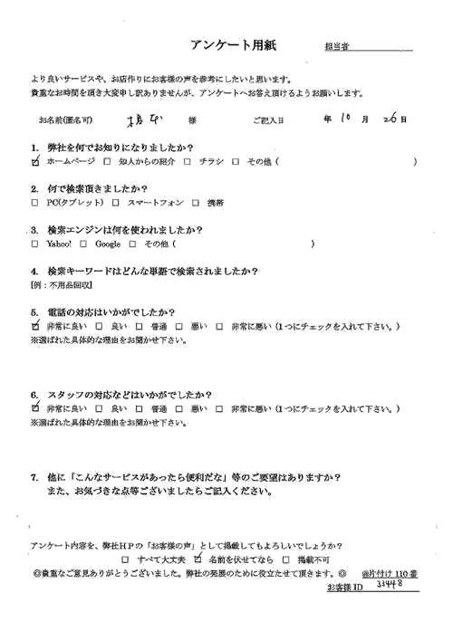 四万十市・40代女性/匿名希望様